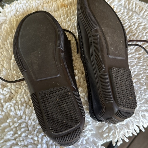 Ralph Lauren “Polo Country” black boat shoe Sz 10 - Picture 7 of 8